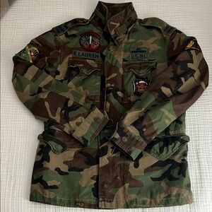 Ralph Lauren Camouflage Military Jacket
